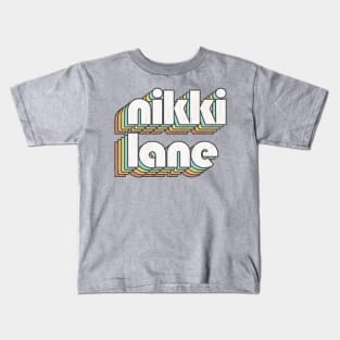 Nikki Lane / Rainbow Vintage Kids T-Shirt